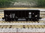 Bluford Shops 65208 Baltimore Ohio 8-PANEL 2-BAY Hopper B&O318776 N6572. Fixed Price $24.99.
