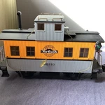 Aristo Craft ART-42210 / Gauge Rio Grande Bobber Caboose With Music Box. Fixed Price $65.00.