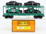 O27 3-RAIL Mth Railking 30-7682 Mdax Nyc Auto Carrier #325 W/ Ertl '49 Mercurys. Fixed Price $64.95.
