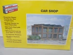 Walthers # 933-3228 Car Shop Building Kit Scale Lot. Fixed Price $40.00.