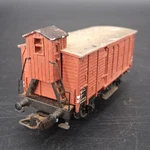 (b) Rare Vintage Marklin Flat Roof 312 Goods Wagon W/ Bunk House No Box. Fixed Price $52.99.