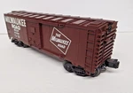 Industrial Rail Idm 1004 Milwaukee Road Box Car, 027 Scale. Fixed Price $12.99.