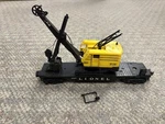 + Lionel Postwar Gauge 6827 P&h Flat Car W/ Harnischfeger Power Shovel - Read. Fixed Price $79.99.