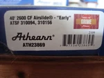 Scale Athearn Set Of 40' 2600 Cf Airslide Atsf #'s 310094 & 310156 - New. Fixed Price $53.95.