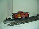 Ho Santa Fe 34' All Metal Cuppola Caboose By Model Power # 2270B. Fixed Price $13.95.