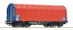 Roco Sliding Tarpaulin Wagon 6600085 Ho Scale Dc. Fixed Price $41.00.
