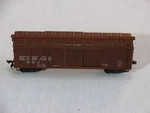 Vtg Varney Ho Scale Box Car Built Kit, Seaboard #15747, Orig. Fixed Price $12.95.