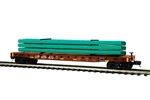 Mth Premier Trains #659420 Union Pacific 60' Flat Car W' Pipe Load 20-95559. Fixed Price $73.00.
