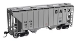 Walthers Scale 37' 2-BAY Covered Hopper Gatx Corporation Gacx #3320. Fixed Price $30.79.