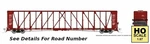 Rapido 174002-6 Ho Nsc 73FT Centerbeam Flatcar Brown #bnsf 563181. Fixed Price $38.38.