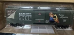 Menards Gold Line Military Box Car W/nose Art Rosie Riveter 279-3101. Fixed Price $28.00.