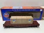 Ahm Scale 5907 Chicago Milwaukee & Saint Paul Chiquita Banana Crate Flat Car. Fixed Price $14.99.