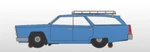 Williams By Bachmann 42744 Gauge E-z Street Station Wagon Blue. Fixed Price $76.99.