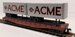 Ho Scale Athearn 1408 Southern Pacific Flat Car W/ Semis #30259 Nicely Built Up. Fixed Price $21.99.