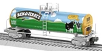 Lionel Gauge 2301022 #2023 Ben & Jerry's Tank Car W/ Yellow Ends Mint Unopened. Fixed Price $159.95.