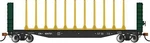 Bachmann 12902 Ho Scale 52' Centerbeam Bulkhead Flatcar Canadian. Fixed Price $45.99.