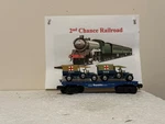 Scale Trains Lionel Republic Steel Flat Car 9026 W/crossley. Fixed Price $17.00.