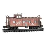 Scale Micro-trains Mtl #100 44 580 Frisco 36' Riveted Steel Caboose Weathered. Fixed Price $39.95.