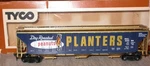 Tyco Gauge Planters Peanuts Sal 23090 Covered Hopper Train Car. Fixed Price $19.99.