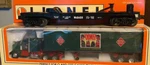 Lionel Gauge Limited Edition Wabash Flatcar With Rea Tractor Trailer. Fixed Price $60.94.