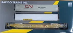 Rapido Ho Scale Dttx Gunderson Husky-stack Well Car + Containers 401063A. Fixed Price $79.99.