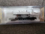 Bachmann #16755 Atlantic Coast Lines Flat Car Road #77069 With Yale Trailer. Fixed Price $39.99.