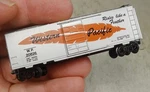 Western Pacific 40' Boxcar #20826, Micro-trains Scale 20210, Used No. Fixed Price $19.95.
