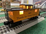 Lionel Atlantic Coast Line #0634 Caboose 6-83182. Fixed Price $45.00.