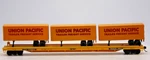 Walthers 75' Tofc Flat Car Train/ttx 470669 Union Pacific Trailers 1:87. Fixed Price $59.99.