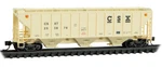 Micro-trains Mtl N-scale PS-2 3-BAY Covered Hopper Csx #253876. Fixed Price $31.95.
