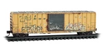 Railbox 50' Ribside Boxcar Weathered Graffiti Micro-trains #025 46 256 Scale. Fixed Price $42.90.