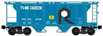 Ready Made Trains (rmt) 86340 Scale 2 Bay Covered Hopper Rock Island (#s Vary). Fixed Price $39.95.