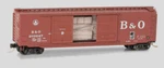 Baltimore & Ohio 50' Box Car W/load Dbl Doors Micro-trains #034 00 380 Scale. Fixed Price $27.49.