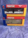 Lot Of 2-LIFE Like Trains Freight Car Canadian Pacific & True Value Ho Scale. Fixed Price $29.99.