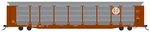 Intermountain Bnsf "circle Cross Logo" Bi-level Auto Rack (asst #'s). Fixed Price $83.26.