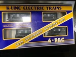 K-line Ore Car Set With Load Csx Four Pack K6717A Still Sealed. Fixed Price $89.00.
