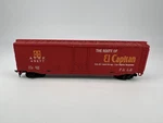 Tyco #49277 Ho Scale Santa Fe El Capitan Box Car Red Good. Fixed Price $5.99.