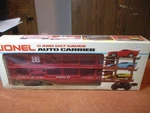 Lionel 6-9281 Santa Fe Sf 3-TIER Auto Carrier 1978 W/box Damaged Corner. Fixed Price $13.43.