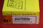 1331 Walthers-e&b Valley Acf 70 Ton Covered Hopper Sp 18-5013. Fixed Price $15.00.