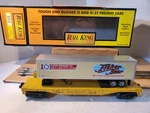 Mth King 30-76154 Union Pacific Flat Car W/fisher Beer Trailer Utah New Ob. Fixed Price $44.99.