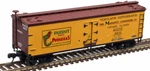 N-gauge Atlas Parrot Potatoes 40' Wood Reefer #3300. Fixed Price $24.99.
