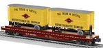 Lionel 2426750 Texas & Pacific 50' Tofc Flatcar W/2 20' Trailers. Fixed Price $149.99.