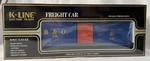 K-line Trains K-5120 Baltimore & Ohio Boxcar 0/027 Scale Factory Sealed. Fixed Price $39.99.