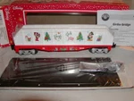 Lionel 2128340 Mickey's Christmas Flat Car With Girders 027 Mib New 2021. Fixed Price $69.99.