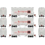 Athearn ATHGN24691 Gauge Acf 2970 Covered Hopper, Cb&q 3 Pack. Fixed Price $99.99.