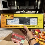 Rail King By Mth Domino Sugar Box Car Gauge White Black Blue 30-7482. Fixed Price $89.00.
