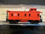 - Atlas 3563 Cupola Caboose, Santa Fe Atsf 2219 Nib. Fixed Price $12.99.
