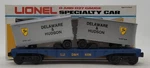 Lionel 6-9226 Gauge Delaware And Hudson Flatcar With Trailers Ex/box. Fixed Price $23.49.