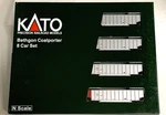 Kato N-scale 106-4629 Bethgon Coalporter Cn 8-CARS Canadian National Ln/box Htf. Fixed Price $128.60.