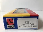 Life Like Scale Green Bay & Western - Hopper W/ Coal Load 412 Train. Fixed Price $9.99.